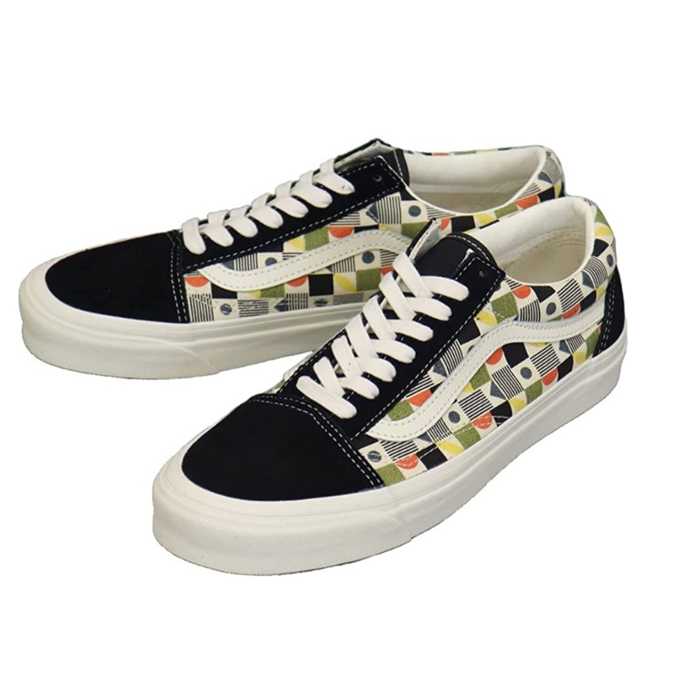 Vans Old Skool Platform Geo Deckerboard Skate Shoe